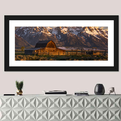 John Moulton Barn In Wyoming Wall Art