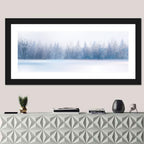 Frosted Winter Forest Wall Art