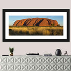 Uluru Red Rock at Golden Hour Wall Art