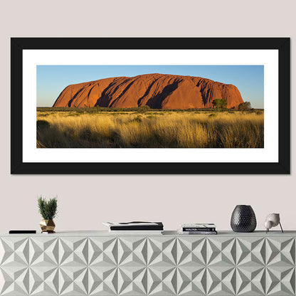 Uluru Red Rock at Golden Hour Wall Art