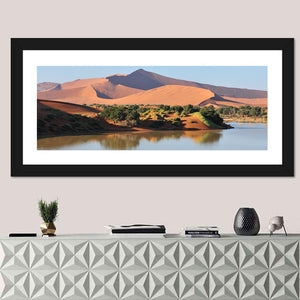 Flooded Sossusvlei In Namib Desert Wall Art