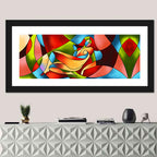 Stained Glass Woman Wall Art