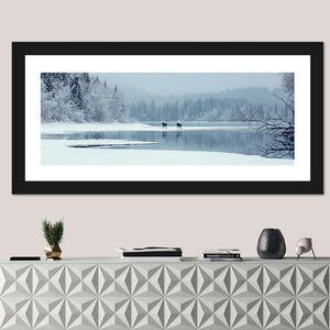 Foggy Lake Selbu Wall Art