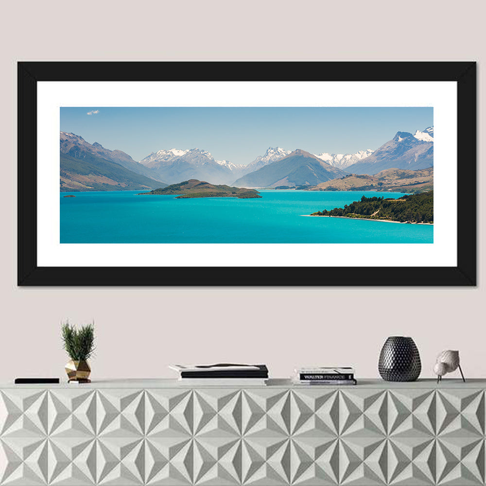 Wakatiup Lake Turquoise Waters New Zealand Wall Art