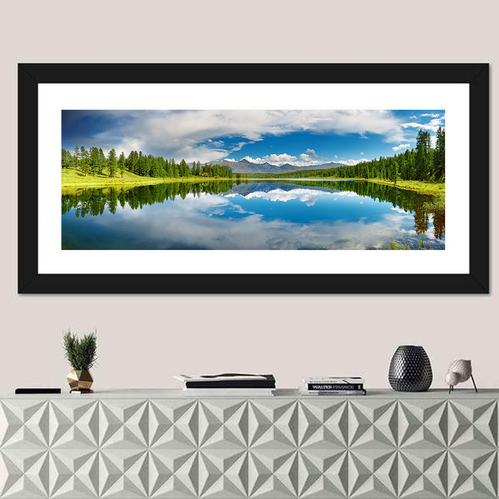 Mirror Lake in Altai Mountains Wall Art