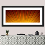 Pleated Sunburst Illustration Wall Art
