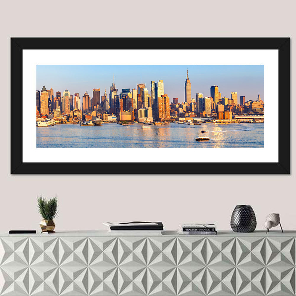 Manhattan At Sunrise Wall Art