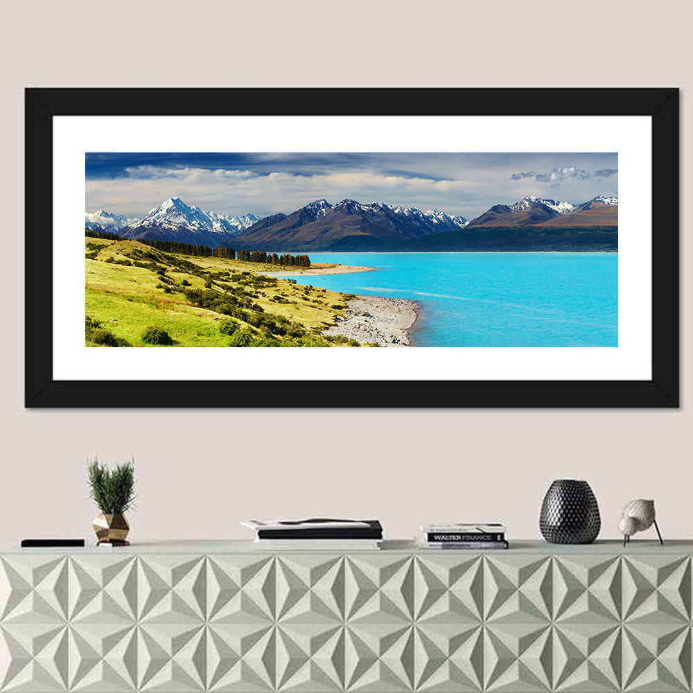 Mount Cook Over Lake Pukaki Wall Art