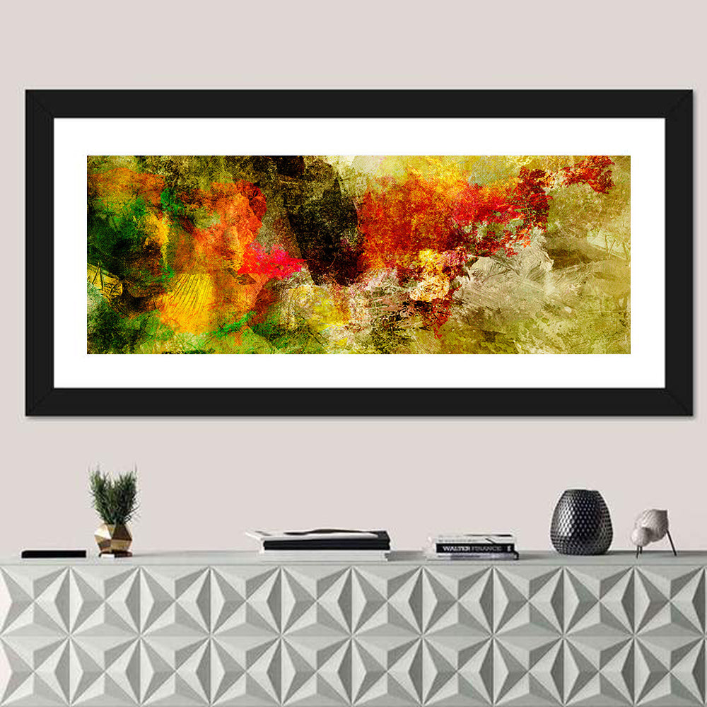Layered Paint Texture Study Wall Art