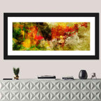 Layered Paint Texture Study Wall Art
