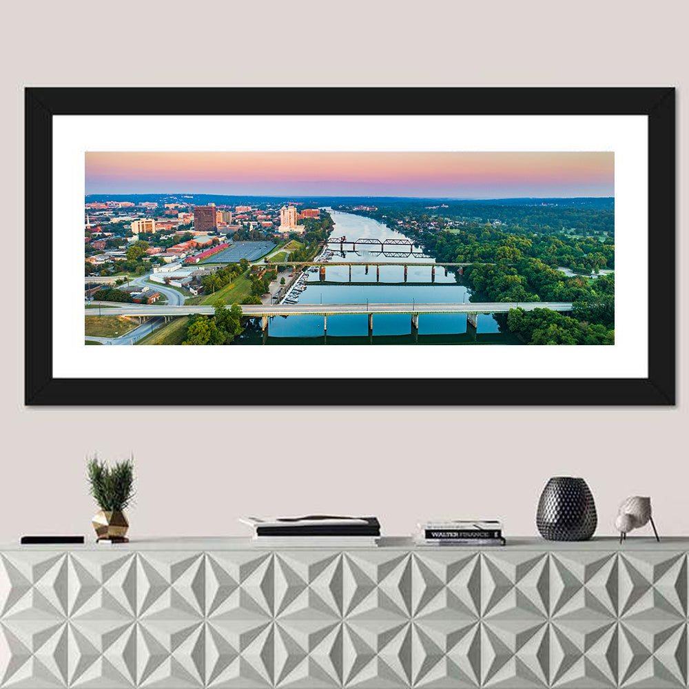 Augusta Savannah River Skyline Wall Art
