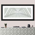 White Tunnel Wall Art