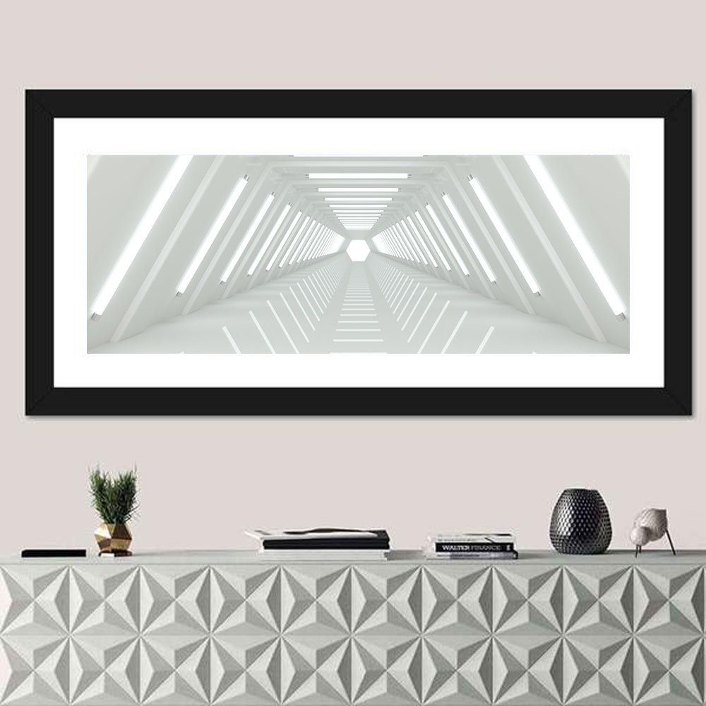 White Tunnel Wall Art