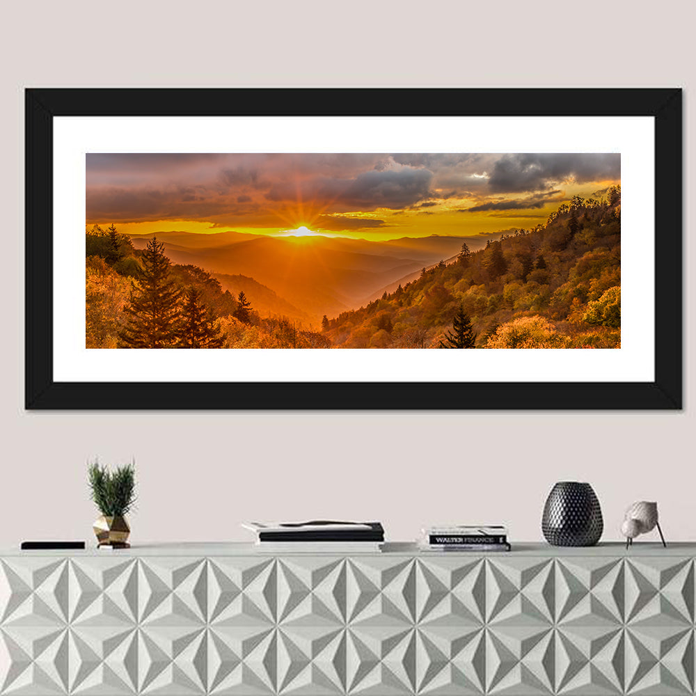 Sunrise At Great Smoky Mountains National Park Wall Art