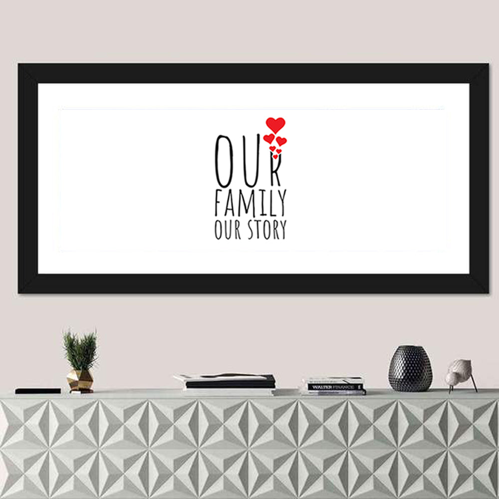 Our Family Our Story Wall Art