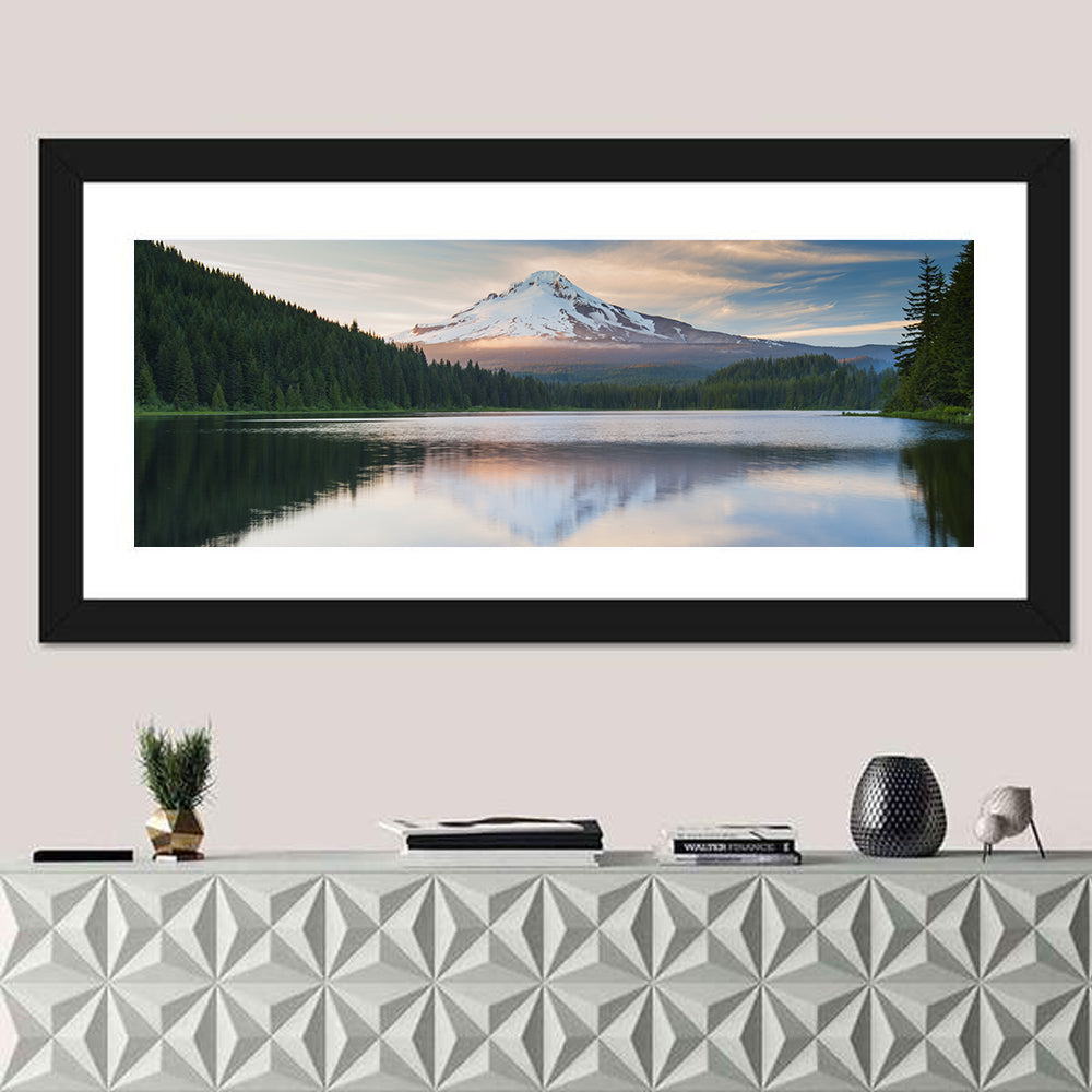 Mount Hood Over Trillium Lake Wall Art