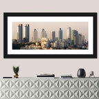 Istanbul Levent Skyline at Golden Hour Wall Art