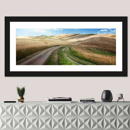 Dirt Road Through Tuscany Wall Art