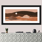 Moonlit Desert Dunes Wall Art