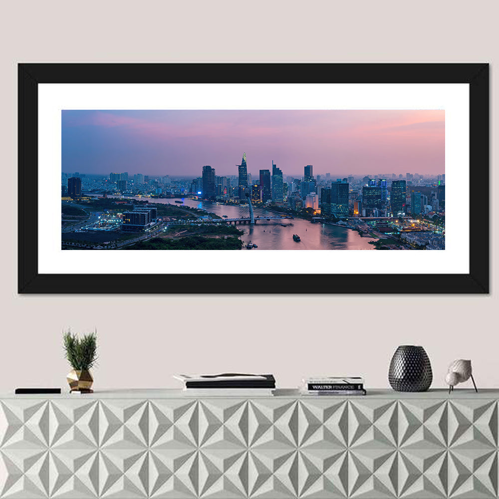 Ho Chi Minh City Skyline at Dusk Wall Art