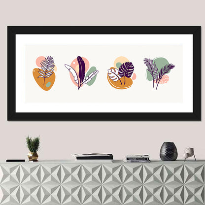 Organic Tropical Plants Wall Art