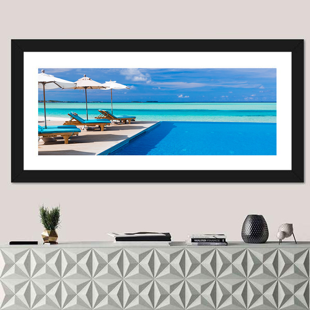 Tropical Infinity Pool Wall Art