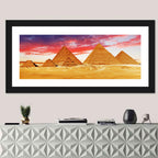 Pyramids of Giza at Twilight Wall Art