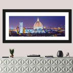 Florence Night Skyline Wall Art
