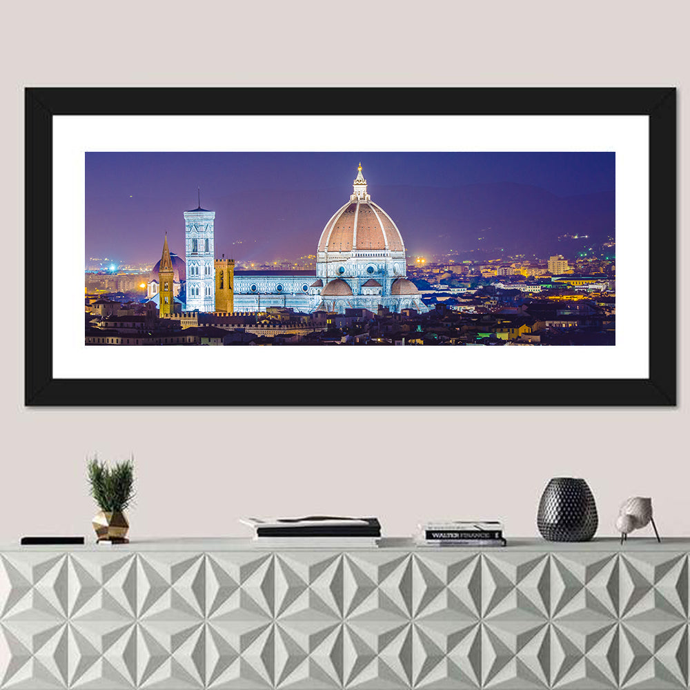 Florence Night Skyline Wall Art