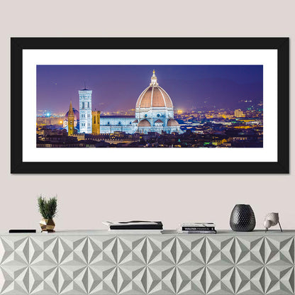 Florence Night Skyline Wall Art
