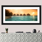 Bora Bora Overwater Bungalows Wall Art