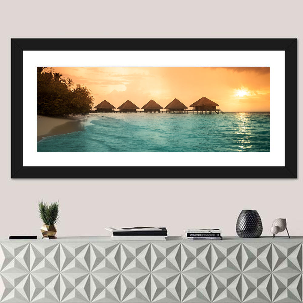 Bora Bora Overwater Bungalows Wall Art