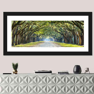 Savannah Oak Tree Pathway Wall Art