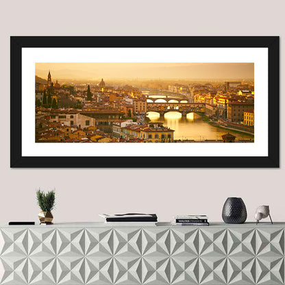 Ponte Vecchio at Sunset Wall Art