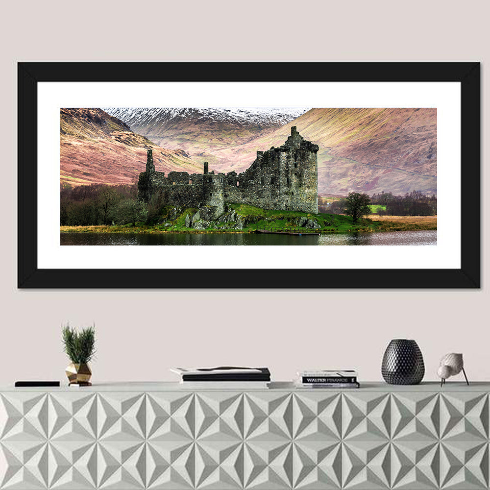 Kilchurn Castle in Winter, Loch Awe Wall Art