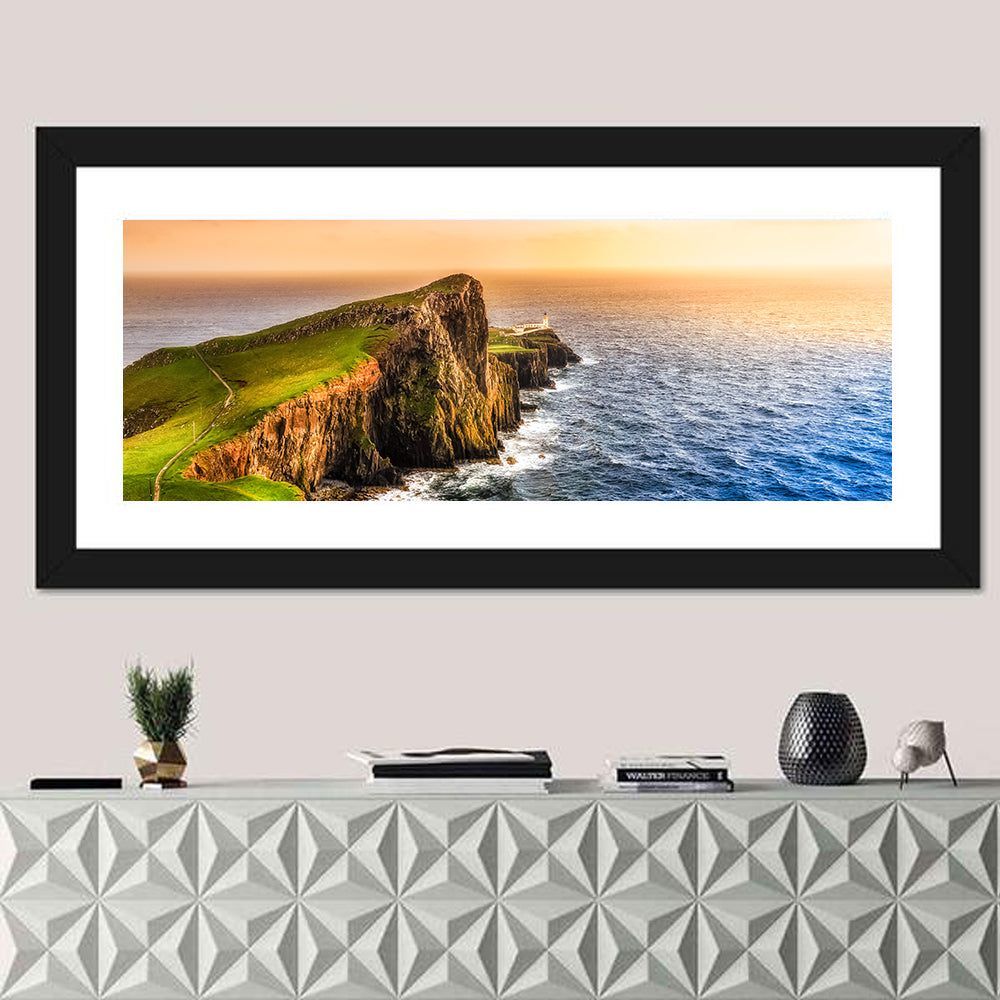Sunset at Neist Point Lighthouse Wall Art