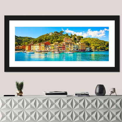 Colorful Portofino Harbor Wall Art