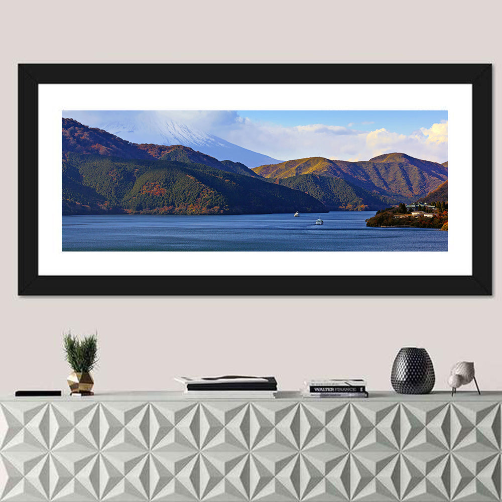 Lake Ashi with Mount Fuji Wall Art