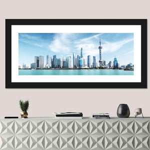 Shanghai Skyline Wall Art