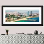 Barcelona from the Mediterranean Wall Art