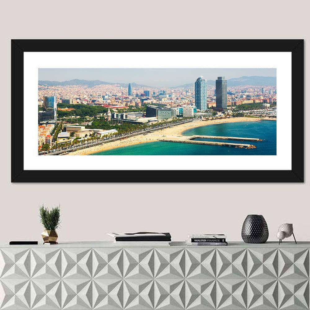 Barcelona from the Mediterranean Wall Art
