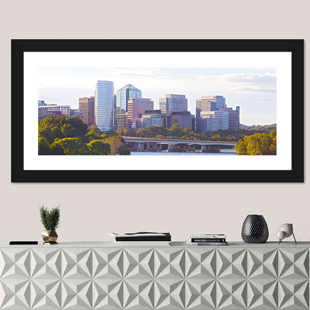 Rosslyn Skyline with Kayaks Wall Art