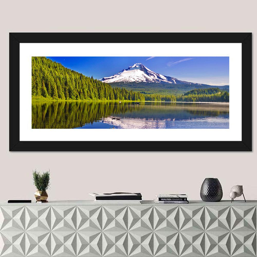 Mt Hood Reflected in Trillium Lake Wall Art