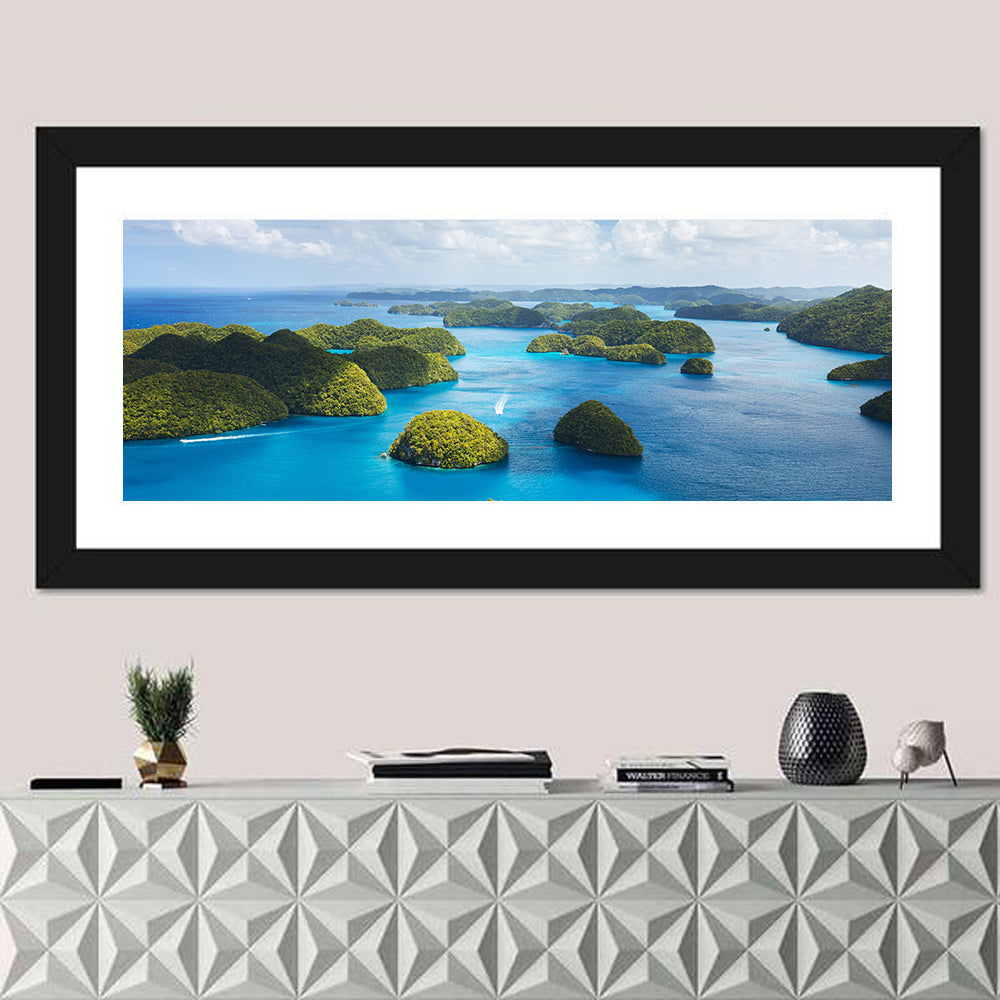 Rock Islands Aerial View Wall Art