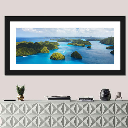 Rock Islands Aerial View Wall Art