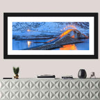 Fredvang Bridges at Twilight Wall Art