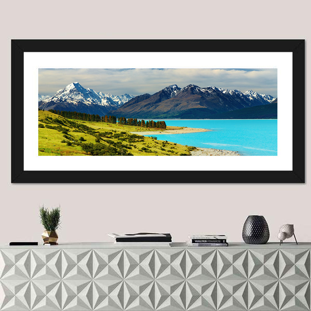 Mount Cook Over Lake Pukaki Wall Art