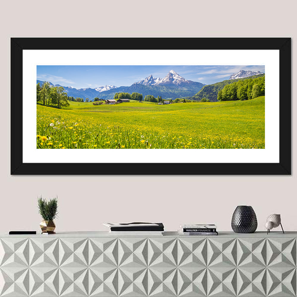 Watzmann Mountain Meadow Wall Art