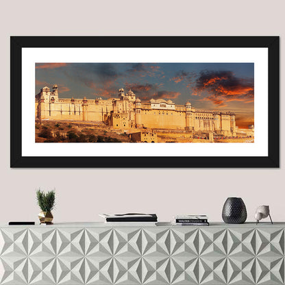 Amer Fort at Golden Dusk Wall Art