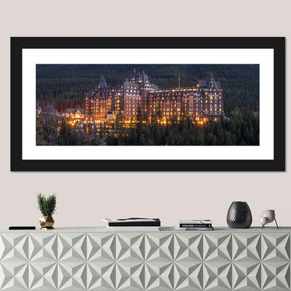 Fairmont Banff Springs at Dusk Wall Art